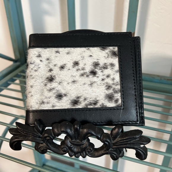 Other - 🎁Genuine leather & cowhide hide-on Men's Wallet gift cowboy western New